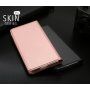 DUX DUCIS Pouzdro se stojánkem a přihrádkami na doklady pro Apple iPhone XS / iPhone X - zlatá