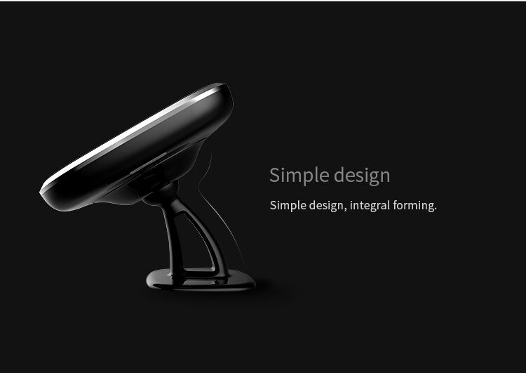 NILLKIN designový magnetický držák s Qi bezdrátovým nabíjením pro Apple iPhone - černý