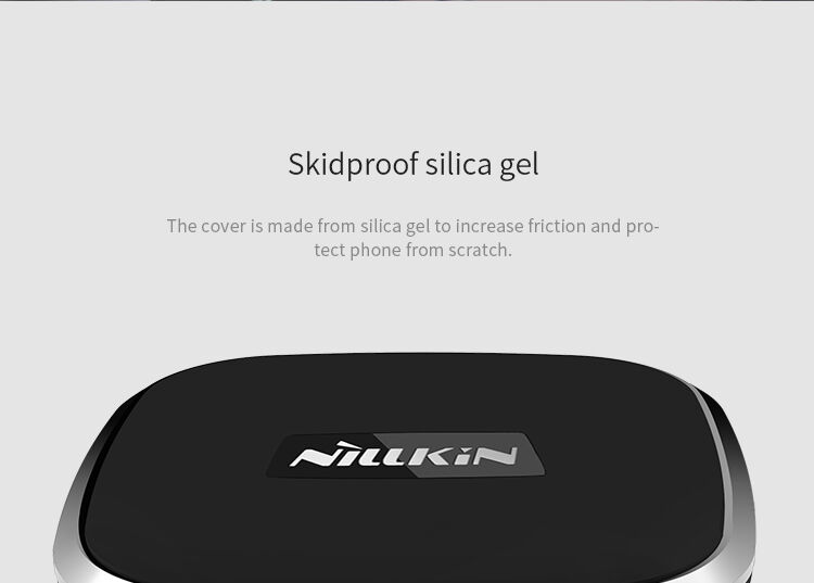 NILLKIN designový magnetický držák s Qi bezdrátovým nabíjením pro Apple iPhone - černý