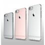 USAMS tenký kryt se záslepkou Lightning konektoru pro Apple iPhone SE (2020/2022) / 8 / 7 - průhledný