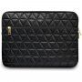 Guess Quilted prošívaná brašna pro iPad do 13" / MacBook do 14" - černá