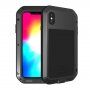 Love Mei super odolné pouzdro proti nárazu / vodě / prachu pro iPhone XS Max - černé