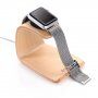 SAMDI dřevěná dokovací stanice pro Apple Watch / iPhone - světle hnědá