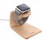 SAMDI dřevěná dokovací stanice pro Apple Watch / iPhone - světle hnědá