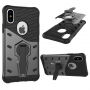 Super odolný kryt se stojánkem pro iPhone XS / iPhone X - černá