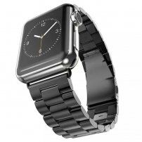 Luxusní řemínek z nerezové oceli pro Apple Watch Ultra 49mm / 46mm / 45mm / 44mm / 42mm - černý