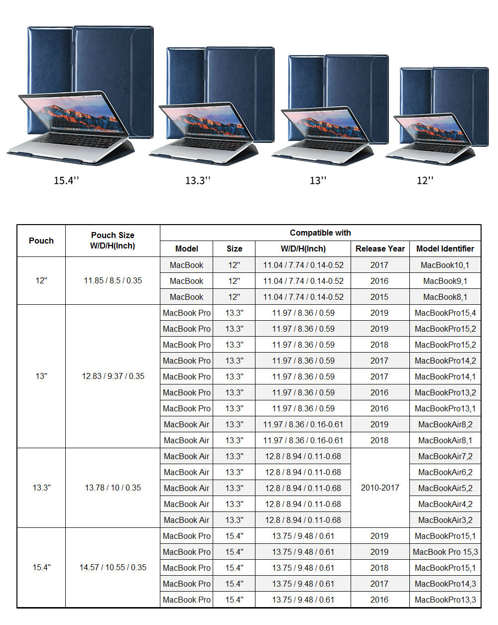 Dux Ducis obálka z PU kůže s integrovaným stojánkem pro MacBook 13 Dux Ducis obálka z PU kůže s integrovaným stojánkem pro MacBook 13