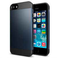 Odolný obal na iPhone 5 / 5S / SE (2016) - tmavě modrý