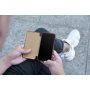 Icarer kožené flipové pouzdro pro iPhone 11 - kakaově hnědé