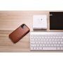 Icarer kožené flipové pouzdro pro iPhone 11 - kakaově hnědé