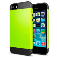 Odolný obal na iPhone 5 / 5S / SE (2016) - zelený