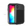 Love Mei super odolné pouzdro proti nárazu / vodě / prachu pro iPhone XS Max - černé