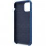 BMW silikonový kryt pro iPhone 11 Pro Max - námořnicky modrý