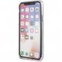Guess 4G Solid Glitter třpytivý kryt pro iPhone X / XS - stříbrný