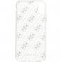 Guess 4G Solid Glitter třpytivý kryt pro iPhone X / XS - stříbrný