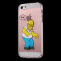 Průhledný kryt na iPhone 5 / 5S / SE (2016) - naštvaný Homer Simpson