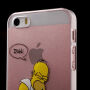 Průhledný kryt na iPhone 5 / 5S / SE (2016) - naštvaný Homer Simpson