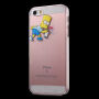 Průhledný kryt na iPhone 5 / 5S / SE (2016) - Bart Simpson sprayer