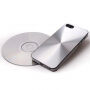 Plastový kryt s CD povrchem pro iPhone 5 / 5S / SE (2016) - stříbrný