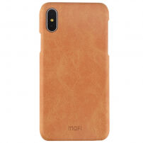 MOFI ochranný kryt pro iPhone XS / iPhone X - hnědý