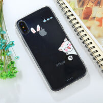 Kryt pro iPhone XS / iPhone X - s kočkou a králičími uši