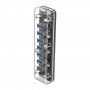 ORICO 7v1 hub - 7x USB-A 3.0 na micro USB - čirý