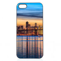 Plastový kryt s hliníkovými potažením pro iPhone SE (2016) / 5S / 5 - San Francisco