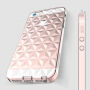 USAMS plastový kryt ve tvaru diamantů s proti prachovými záslepkami pro iPhone SE (2016) / 5S / 5