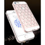 USAMS plastový kryt ve tvaru diamantů s proti prachovými záslepkami pro iPhone SE (2016) / 5S / 5