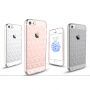 USAMS plastový kryt ve tvaru diamantů s proti prachovými záslepkami pro iPhone SE (2016) / 5S / 5