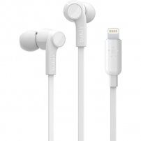 Belkin Rockstar sluchátka s konektorem lightning pro Apple zařízení - bílá