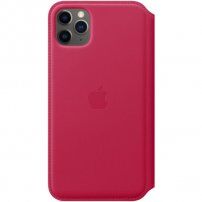 Originální Apple Folio kožené pouzdro pro iPhone 11 Pro Max - malinové