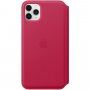 Originální Apple Folio kožené pouzdro pro iPhone 11 Pro Max - malinové