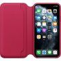 Originální Apple Folio kožené pouzdro pro iPhone 11 Pro Max - malinové