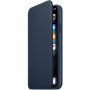 Originální Apple Folio kožené pouzdro pro iPhone 11 Pro Max - hlubinně modré