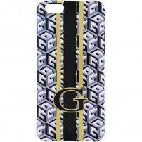 Guess G-Cube kryt z měkkého plastu pro iPhone 6 / 6S - černý
