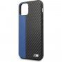 BMW Carbon Stripe kryt pro iPhone 11 Pro Max - modrý