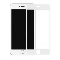 BASEUS tvrzené 3D sklo pro celý obvod telefonu pro 8 / 7 - 0,23 mm - bílá