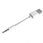 Synchronizační a nabíjecí kabel pro iPod shuffle - 10cm - bílý
