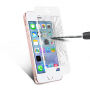 Tvrzené 3D sklo na celý obvod telefonu pro iPhone SE (2016)/ 5S / 5 - 0,3 mm - bílá