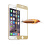 Tvrzené 3D sklo na celý obvod telefonu pro iPhone 6S / 6 - 0,3 mm - zlatá