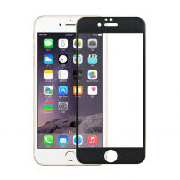 Tvrzené 3D sklo na celý obvod telefonu pro iPhone 6S / 6 - 0,3 mm - černá