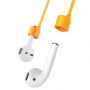 Baseus silikonový magnetický držák proti ztrátě pro AirPods - oranžový