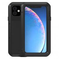 Love Mei extra odolné pouzdro proti nárazu, vodě a prachu pro iPhone 11 Pro Max - černé