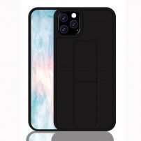 Kryt s funkcí stojánku / úchytu pro iPhone 11 Pro - černý