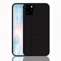 Kryt s funkcí stojánku / úchytu pro iPhone 11 Pro Max - černý