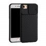 Kryt s posuvnou krytkou čočky fotoaparátu pro iPhone 6 Plus / 6S Plus / 7 Plus / 8 Plus - černý
