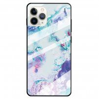 Kryt se skleněnou zadní stranou pro iPhone 11 Pro - barevný mramor