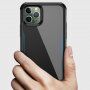 Ipaky ochranný kryt z měkkého plastu a tvrzeného skla pro iPhone 11 Pro Max - černý