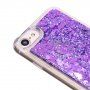 Kryt s přesýpacími třpytkami pro iPhone 6 / 6S / 7 / 8 / SE (2020/2022) - fialový
